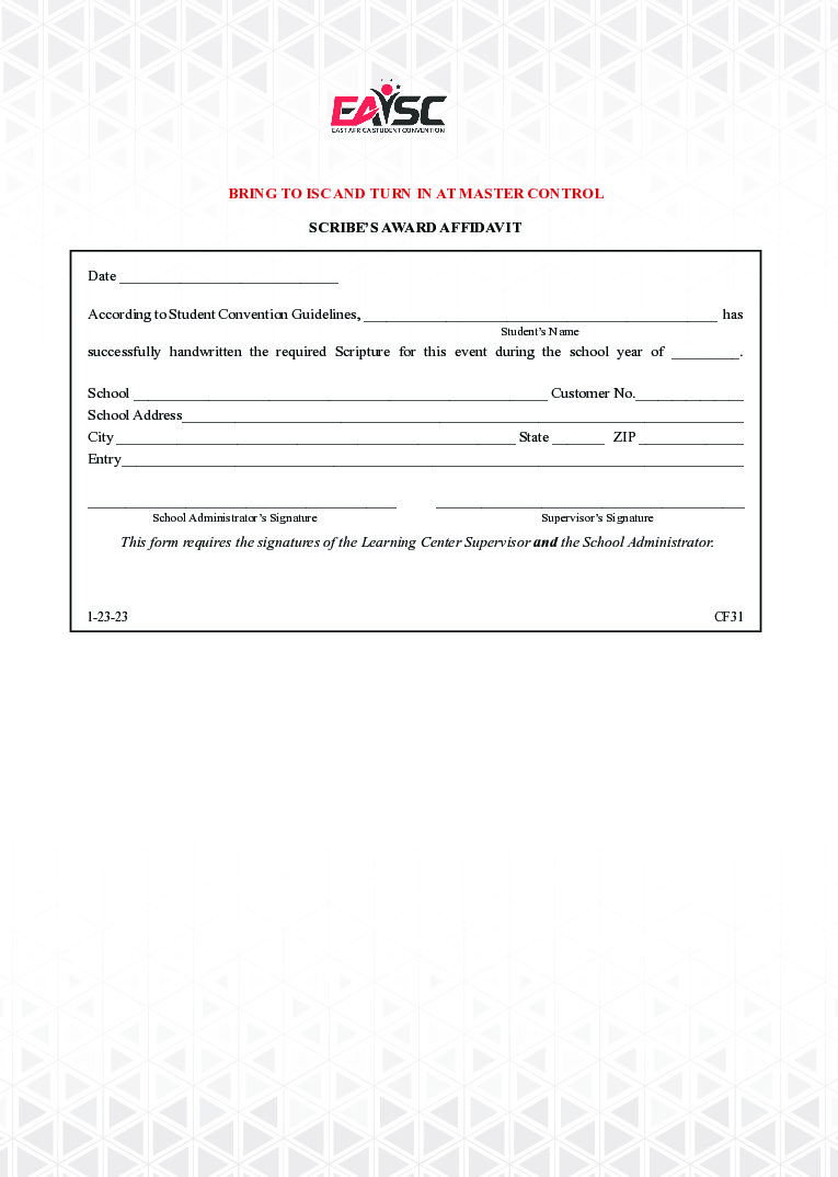 thumbnail of SCRIBES AWARD AFFIDAVIT